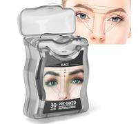 BAMTTOO Pre-Inked Microblading String for Brow Mapping Positioning Thread Marker Eyebrow Tattoo Measuring Tool for Marking Symmetrical Eyebrows (1pc)