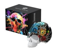 BAMTTOO Silicone Tattoo Practice Skull Head Practice Skin Skull Model Tattoo Fake Skin for Beginners and Artist