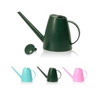 Bamworld Watering Can for Indoor Plants Long Spout Watering Cans for Garden Plants Indoor Outdoor Small Water Can for House Flower 1.8L 60oz 1/2 Gallon(Deep Green)