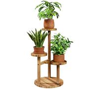 Bamworld wood Plant Stand(3 Tier)