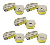 Bamyli 10-Pack 6001 Organic Vapor Replacement Filter Cartridges, Compatible with 6200/7502/6800/6502 Series Respirator Masks for Painting, Pesticide Spraying, Decoration