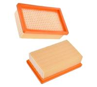 Bamyli 2 Flat Pleated Filter Replacement Parts for Kärcher WD4, WD5, WD6, MV4, MV5, MV6, Filter Replacement Parts for Karcher Wet and Dry Multi-Purpose Vacuum Filters, 2.863-005.0 4410