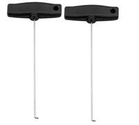 Bamyli 2 Piece Speedometer Pull-Out Hook Set for W124, Stainless Steel Instrument Cluster Removal Pull Hook Tool for Mercedes-Benz A C E M Class, for SL R107/R129, W124 W115