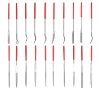 Bamyli 20 Pcs Diamond Needle File Set, Mini Metal Needle File Set, Jewelry Precision Diamond File Set for Metal Glass Stone Wood Jewelry Carving