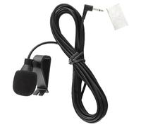 Bamyli 3.5mm Car Microphone - Noise Cancelling Small Microphone with 3M Cable & Clip, Plug and Play External Mic for Kenwood Sony JVC Alpine Vehicle Stereo GPS Radio