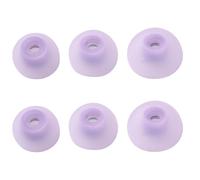 Bamyli 3 Pairs of 6pcs Ear Tips Compatible with Samsung Galaxy Buds 2 R177 Silicone Replacement Ear Plugs Small,Medium,Large,Purple