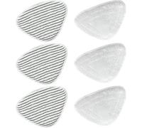 Bamyli 6 Pcs Steam Mop Replacement Pads, Steam Mop Pads, for Vileda Steam Mop Replacement Pads, Steam Mop Replacement Pads for Viledas Steam Mop(3Grey+3White)