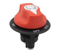Bamyli Battery Disconnect Switch Isolator 12V-32V 100A ON-OFF-OUT Battery Master Cut Shut Off Isolator Switch for Marine Boat RV ATV Car Utv Vehicle (100A)