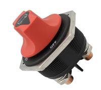 Bamyli Battery Disconnect Switch Isolator 12V-32V 300A ON-OFF-OUT Battery Master Cut Shut Off Isolator Switch for Marine Boat RV ATV Car Utv Vehicle (300A)