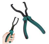 Bamyli Fuel Line Pliers - Car Fuel Feed Pipe Removal Tool, Petrol Clip Pipe Hose Release Disconnect Pliers for Automotive Maintenance (Green)