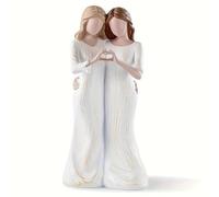 Bamyli Willow Tree Figures, Big Sister Gift for Birthday, White Friendship Figures as Gift Girlfriend Birthday Decoration