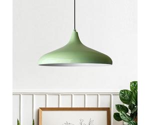 bamyum Ceiling Lights Living Room Kitchen I Champion I Metal Ø 35cm E27 Mint Green Pendant Light Fitting Light Shade Industrial Ceiling Lights Retro Lampshade - 8 Options for Colour