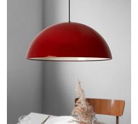 bamyum Pendant Light Dining Table Ø50 cm Red Decorative Living Room Lamp E27 Pendant Light Metal Kitchen Lamp Hanging Lamp Bedroom Dining Table Living Room Dining Room Lamps