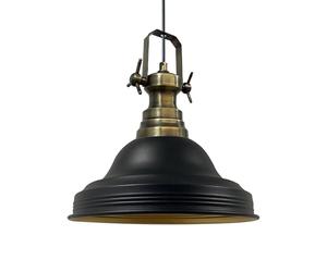 bamyum Ulmete Industrial Ceiling Light for Living Room 30 cm, Black Vintage Hanging Light for Kitchen, Pendant Lighting Retro E27, Ceiling Pendant Light Vintage Lampshades for Kitchen