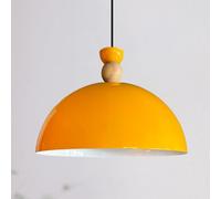 bamyum Yimpi Pendant Light Dining Table, Ø30 cm Yellow Decorative Living Room Lamp, E27 Pendant Light Metal, Kitchen Lamp, Hanging Lamp, Bedroom, Dining Table, Living Room, Dining Room Lamps