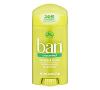 Ban Anti-Perspirant Deodorant Invisible Solid Unscented 2.60 oz