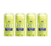 Ban Antiperspirant Deodorant, Invisible Solid, Powder Fresh, 2.6 Ounce (Pack of 4)