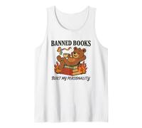 Ban Books Queer Joy Critical Thinking Satire Design Tank Top