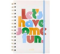 ban.do 12-Month Medium Daily and Weekly Planner Dated January 2026 - December 2026, Soft Cover Self Care Journal, Agenda with Monthly Calendar, Stickers, Art & Bonus Pages (Let's Have Some Fun)