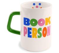 ban.do 12 oz Ceramic Mug, Book Person