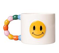 ban.do 12 oz Novelty Ceramic Mug, Smiley Face