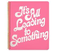 ban.do Floral Rough Draft Large Spiral Notebook, 11" x 9" with Pockets and 160 College Ruled Pages, All Leading to Something