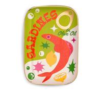 ban.do Novelty Trinket Tray, Ceramic Jewelry Dish, Small Decorative Tray for Keys or Decor, Cute Catchall Tray, Sardines