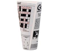 ban.do Vintage Inspired Newspaper Vase, Retro Ceramic Shelf Decor, Unique/Novelty/Eclectic Flower Vase, Newspaper