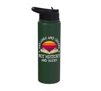 Ban Liars and Crooks Not History and Books Stainless Steel Insulated Water Bottle