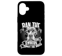 Ban The Owners Not The Breed Pitbull Case for iPhone 16 Plus