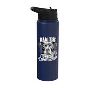Ban The Owners Not The Breed Pitbull Stainless Steel Insulated Water Bottle