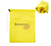 Banana Bag - Drawstring Storage Bag | Reusable Produce Pouch For Lettuce | Yellow Banana Pouch For Fridge Keep Fresh Shockproof Drawstring Fruit And Vegetable Storage Stop Food Waste