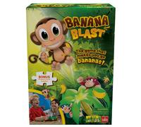 Banana Blast - Pull The Bananas Until The Monkey Jumps Game - Includes a Fun Colorful 24pc Puzzle by Goliath Green