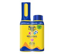 Banana Boat 360 Coverage Kids Sunscreen Mist SPF 50 Bundle | Non-Aerosol Kids Sunscreen Spray with Refill, Childrens Sunblock Spray SPF 50, 5.5Fl Oz e