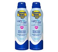Banana Boat Light As Air, Broad Spectrum Sunscreen Spray 6oz. SPF 50, 2 Count (Pack of 1)