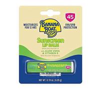 Banana Boat Sunscreen Lip Balm SPF 45 with Aloe Vera & Vitamin E 0.15 oz 1 ct