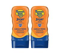 Banana Boat Sunscreen Sport Performance Broad Spectrum Sun Care Sunscreen Lotion - SPF 100, 4 Ounce (Pack of 2)