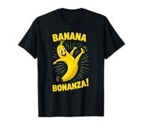 Banana Bonanza - Funny Cartoon Banana Character Walking T-Shirt