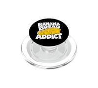 Banana Bread Minimalist Badge Patch PopSockets PopGrip for MagSafe
