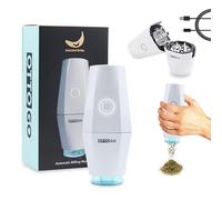 Banana Bros OTTO GO Electric Smart Spice Grinder - Automatic Herb Grinder with Smart AI Technology - Rechargeable via USB - Portable Milling for Dry Herbs and Spices - White - No Carrying Case