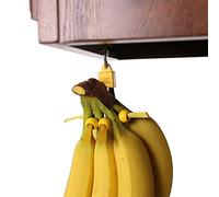 Banana Bungee The Original Banana Hanger Under Cabinet Banana Hook Under Cabinet & Banana Holder Stand Alternative - Made in The USA - Banana Storage for Multiple or Single Banana Holder Hook