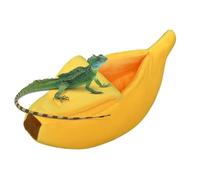 Banana Cat Bed Soft Plush Banana Shaped Cuddle Bed Pretty Pet Supplies