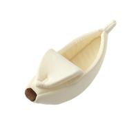 Banana Cat Bed - Warm Pet Bed for Winter - Cute Banana Cat Bed in Large Size - Pet Bed, Soft, Warm Cat Cuddly Bed - Beautiful Pet Accessories for Cats, Kittens, Kl