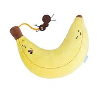 Banana Cat Toy,Cartoon Stuffed Chew Toys - Funny Chewing Dolls, Soft Dog Plush for Relaxing, Playing, Entertainment, Biting