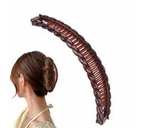 Banana Clip for Women - Vintage Wire Combs, Clamp Handle, Durable and Stylish, Lightweight Design, Classic Ponytail Banana Clip for Thick and Fine Curly Hair, Fashionable Fishtail
