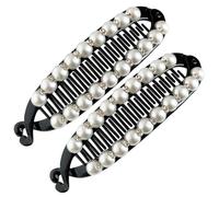 Banana Clips for Thin Hair, Banana Hair Clips for Women | Double Clips Clips Clincher Puppies Barrette | 2x Non Slip Bar, for Classic Style for a Thin and Thin Comb