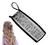 Banana Clips For Women - Vintage Curly Headwear Thick Hair Ponytail Holder,Flat Women Claw, French Twist Comb For Young People, Elderly
