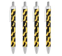 Banana Cute Ballpoint Pen for Unisex 0.5mm Black Ink Fine Smooth Writing Ball Point Pens
