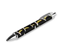 Banana Dancing Yoga Black Ballpoint Pen Ball Point Writing Pens Office Journaling Cute Funny