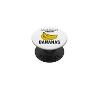 Banana Fruit Lover I Just Really Love Bananas PopSockets Adhesive PopGrip